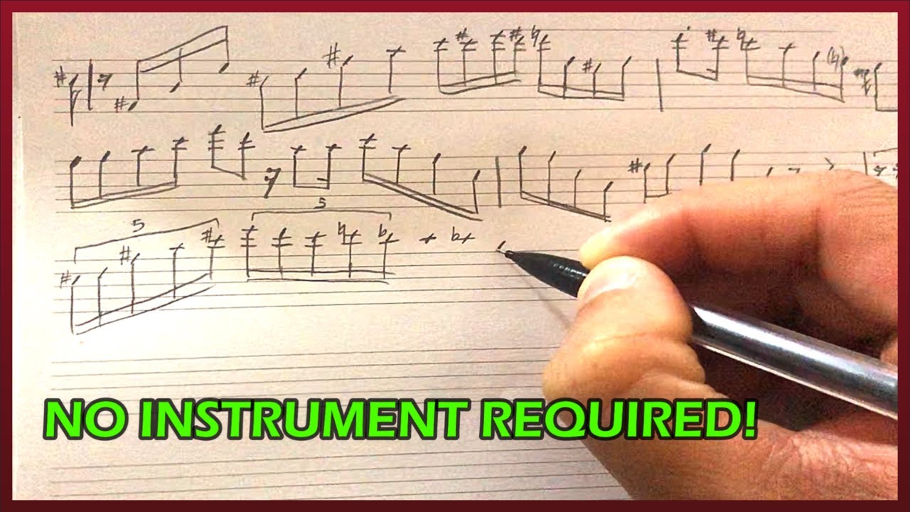 How To Transcribe a Solo WITHOUT an Instrument