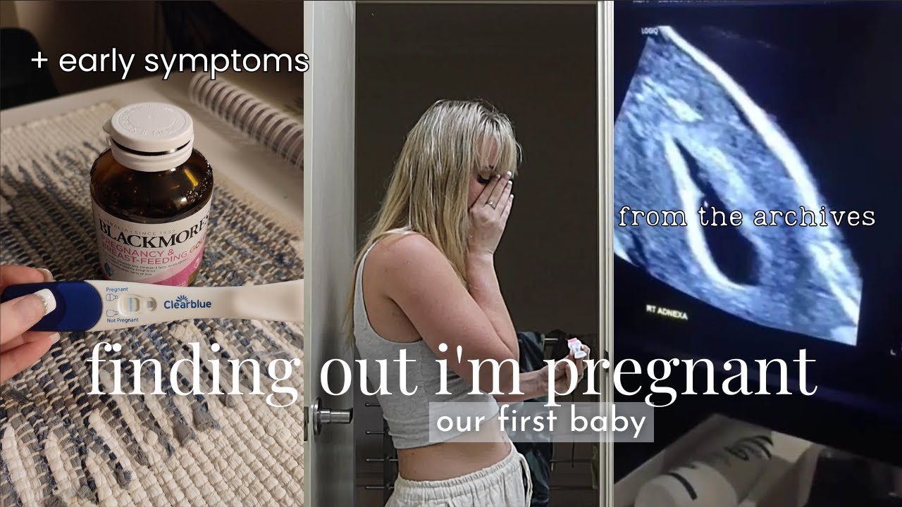 Finding Out I’m Pregnant | Raw Reaction + Early Pregnancy Symptoms