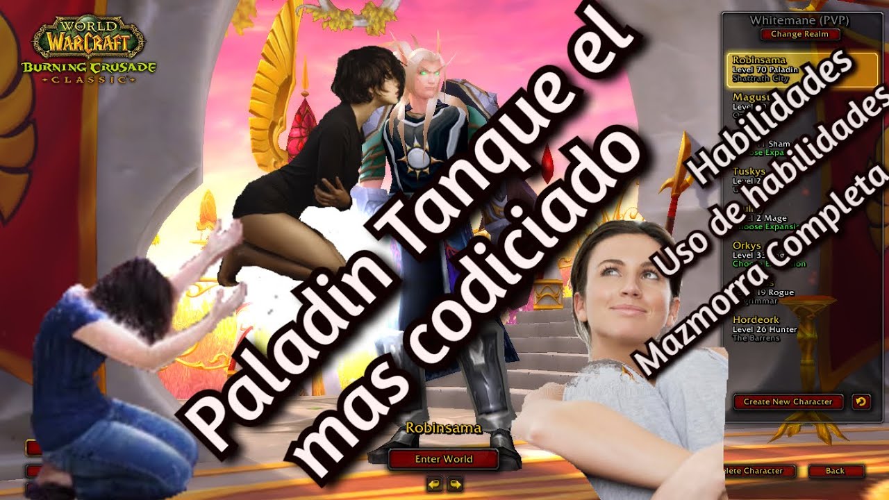 Gu&iacute;a b&aacute;sica de palad&iacute;n tanque WoW Classic TBC