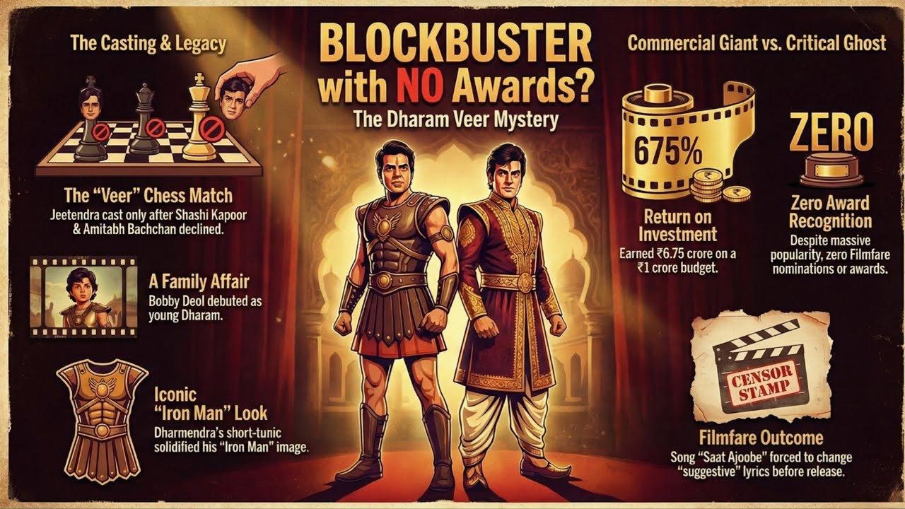 Dharam Veer (1977) | Biggest Blockbuster Without Awards? Unknown Facts & Truth