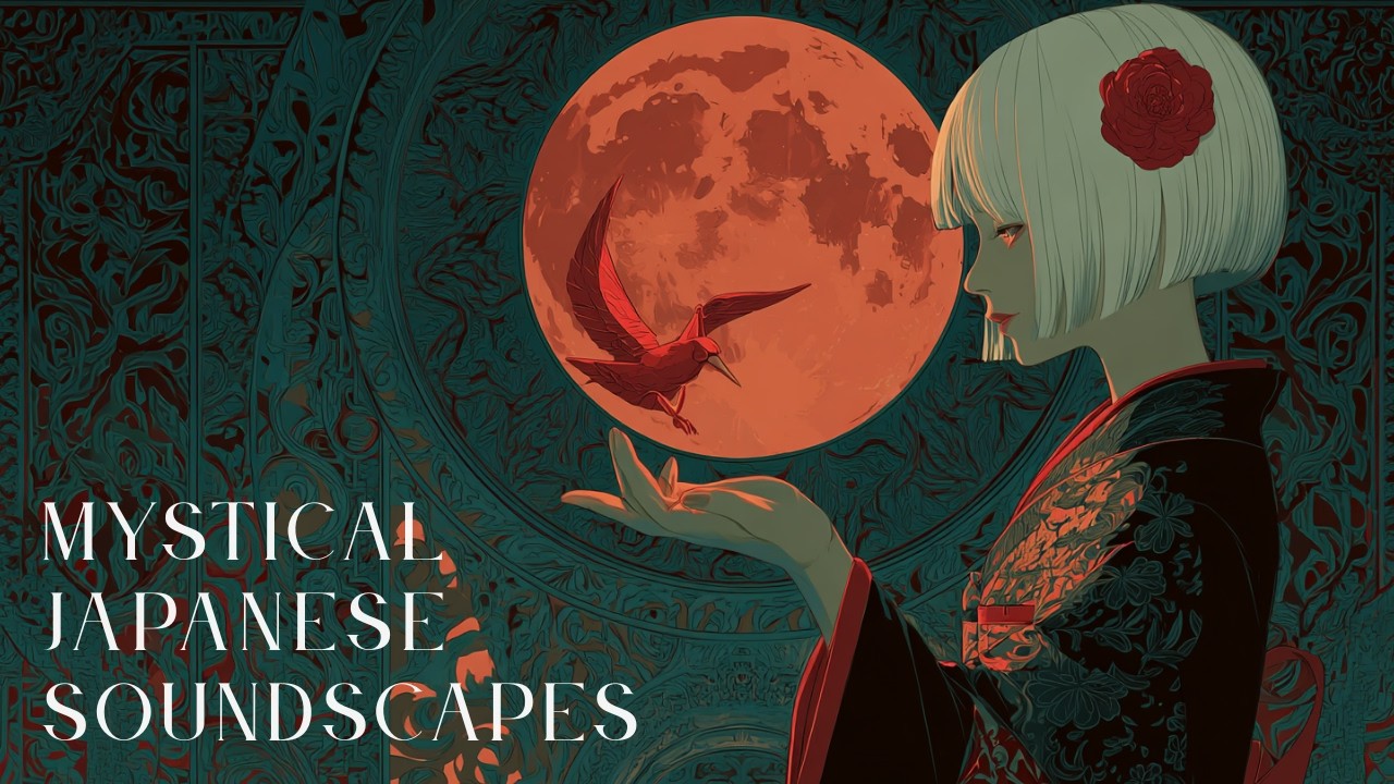 The Moon Crossing Bird | Dark Japanese Ambient Music for Relaxation, Meditation & Focus