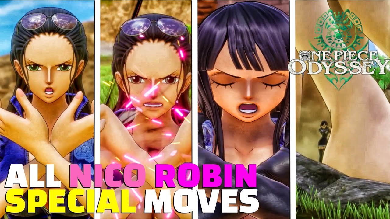 NICO ROBIN All Super & Ultimate Attacks - One Piece Odyssey (4K60FPS)