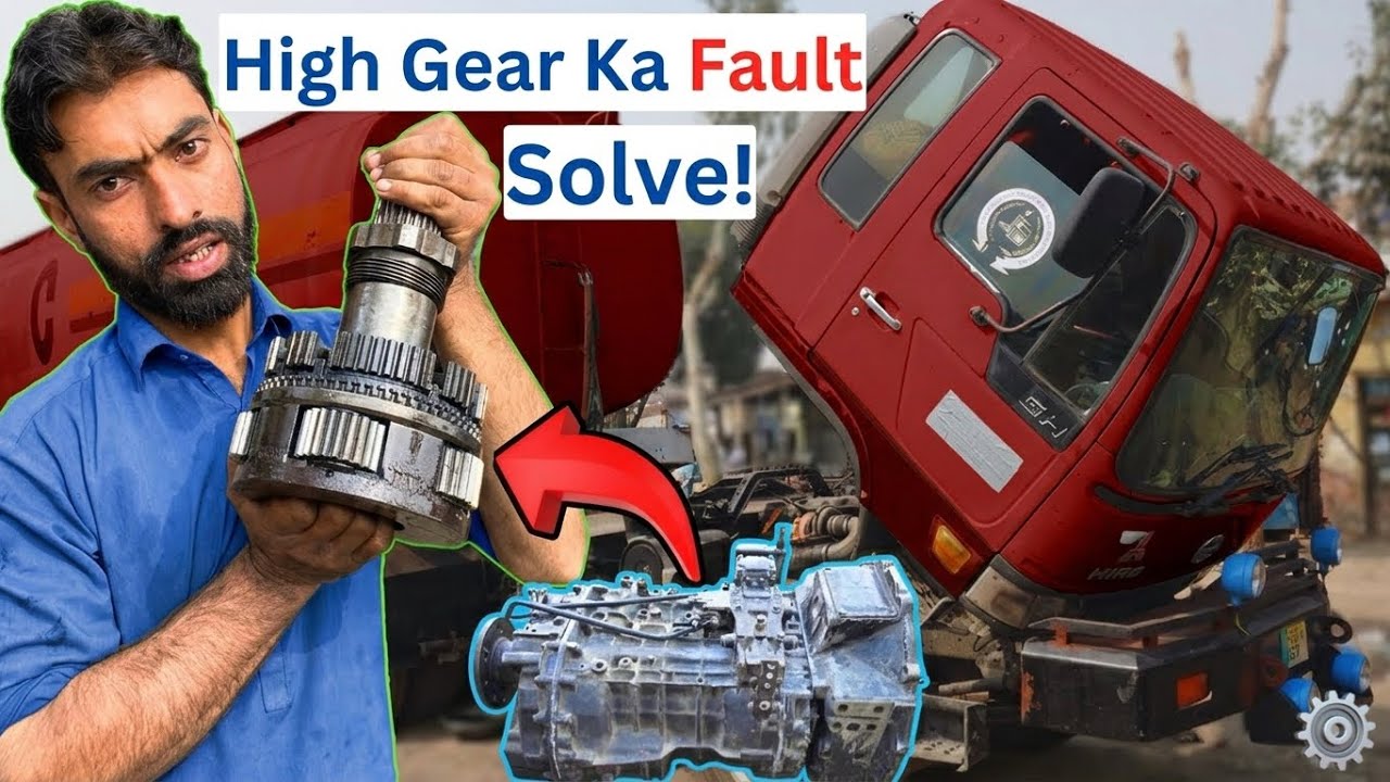 Complete Gearbox Repairing of Hino Truck | Step-by-Step Professional Workshop Process #gearboxrepair