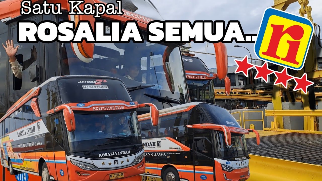 SATU KAPAL ROSALIA INDAH SEMUA😭 Kensya Trans Wisata  ANS Masuk kapal langsung Hujan bresss‼️