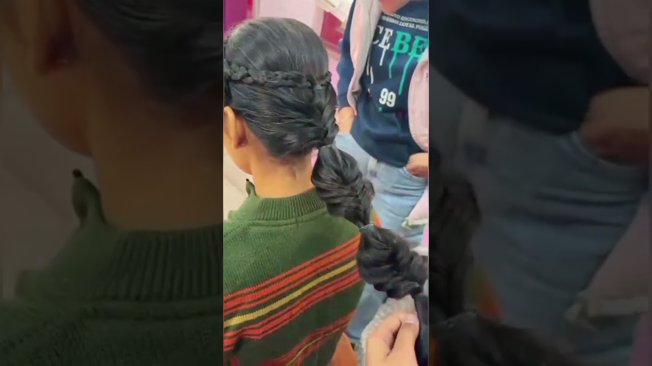 trending braid hairstyle || How to make this trending braid👈😊