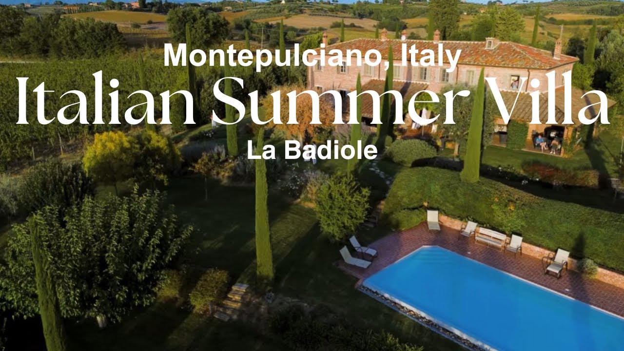 Italian Summer - La Badiole Villa