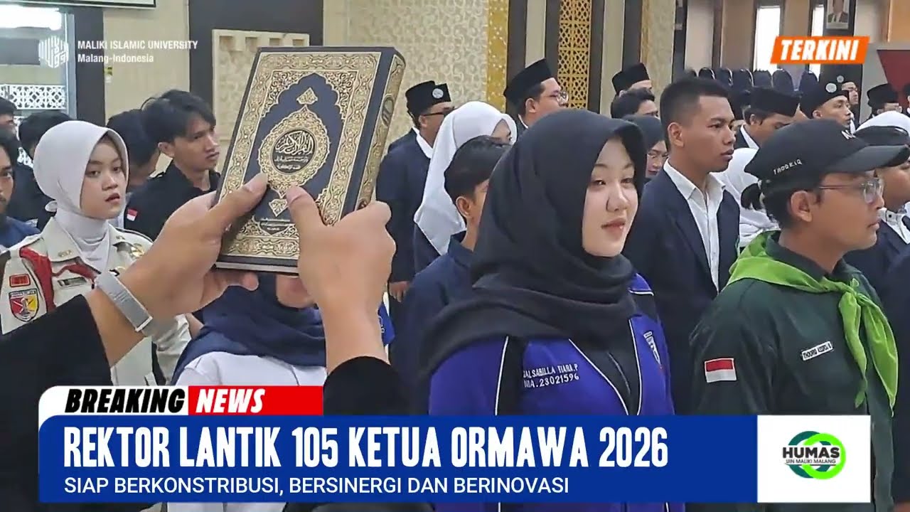 REKTOR LANTIK 105 KETUA ORMAWA 2026