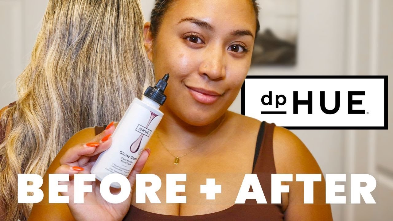 DPHUE GLOSSY GLAZE REVIEW | How To & Tutorial + Cool Blonde Before & After Results 2023