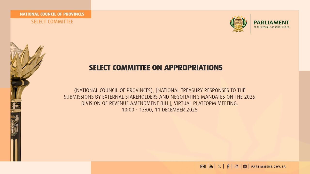 Select Committee on Appropriations, 11 December 2025