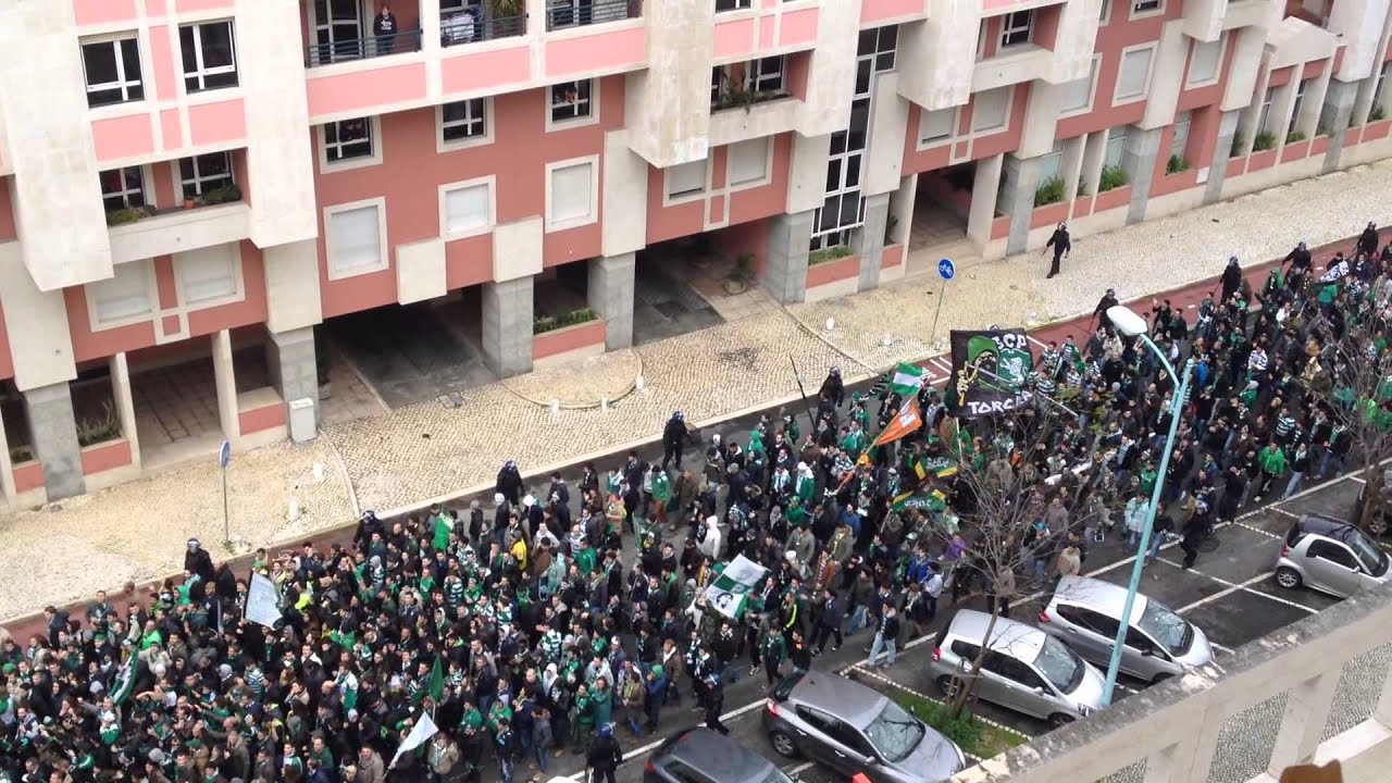 Cortejo das Claques do Sporting 9/02/2014