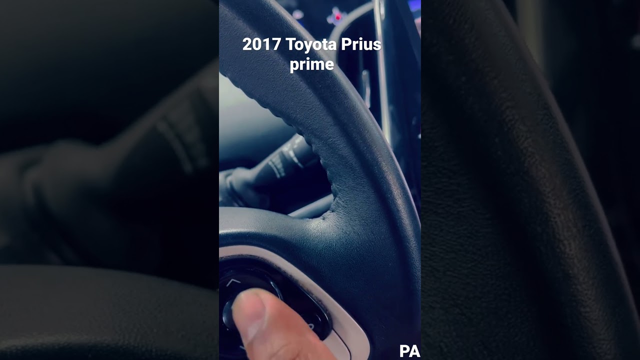 2017 Toyota Prius prime  oil life rest Maintenance - Oil Change Indicator Reset