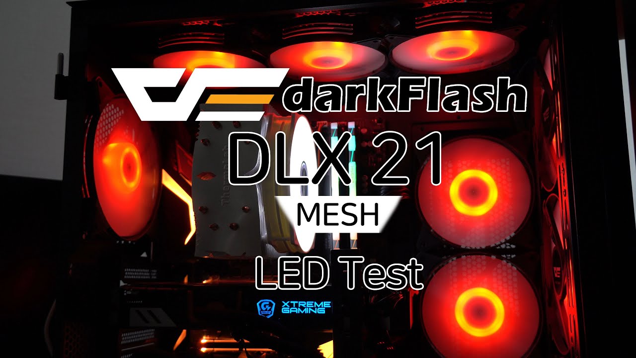 darkFlash C6S RGB Fan LED Overview with DLX21 Mesh