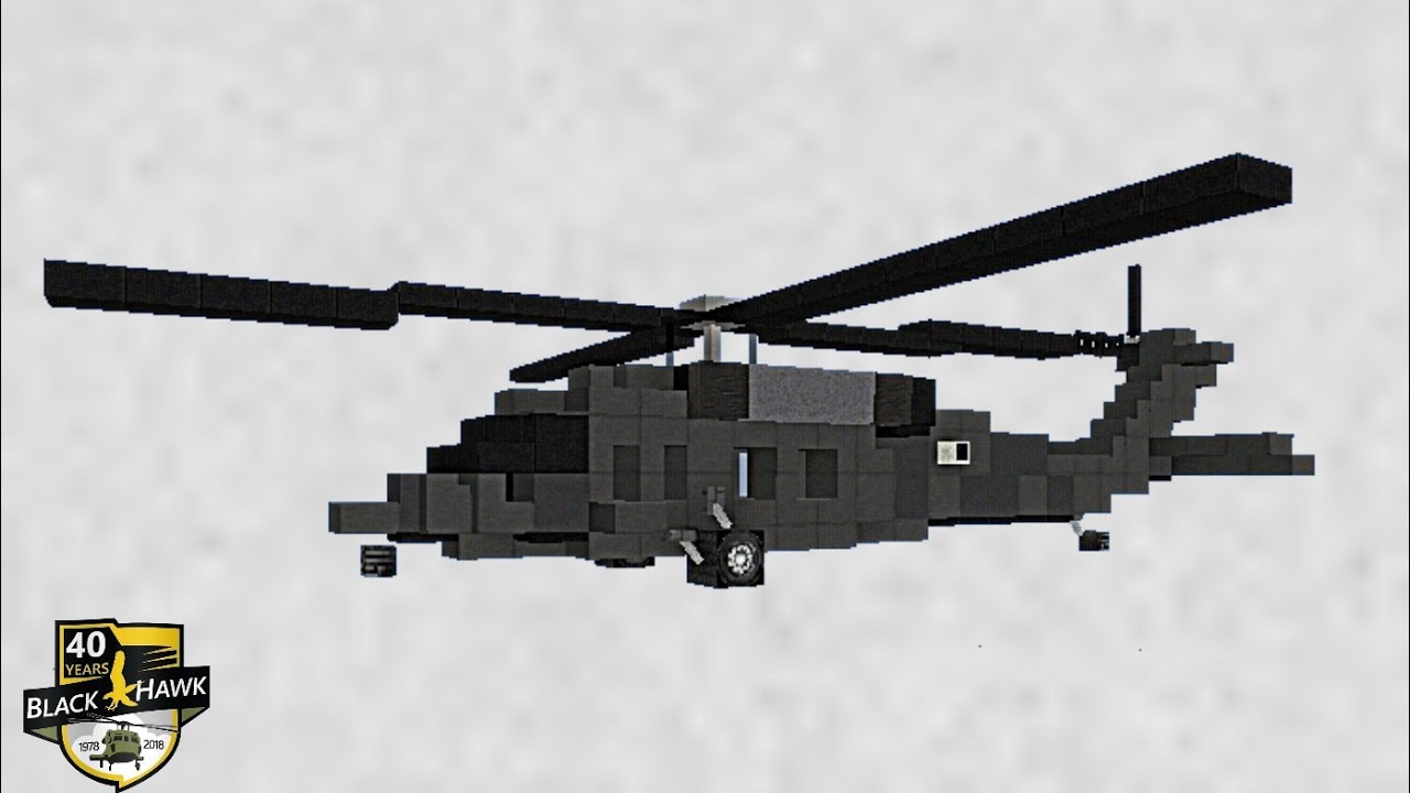 Minecraft UH-60 Black Hawk Helicopters Tutorial