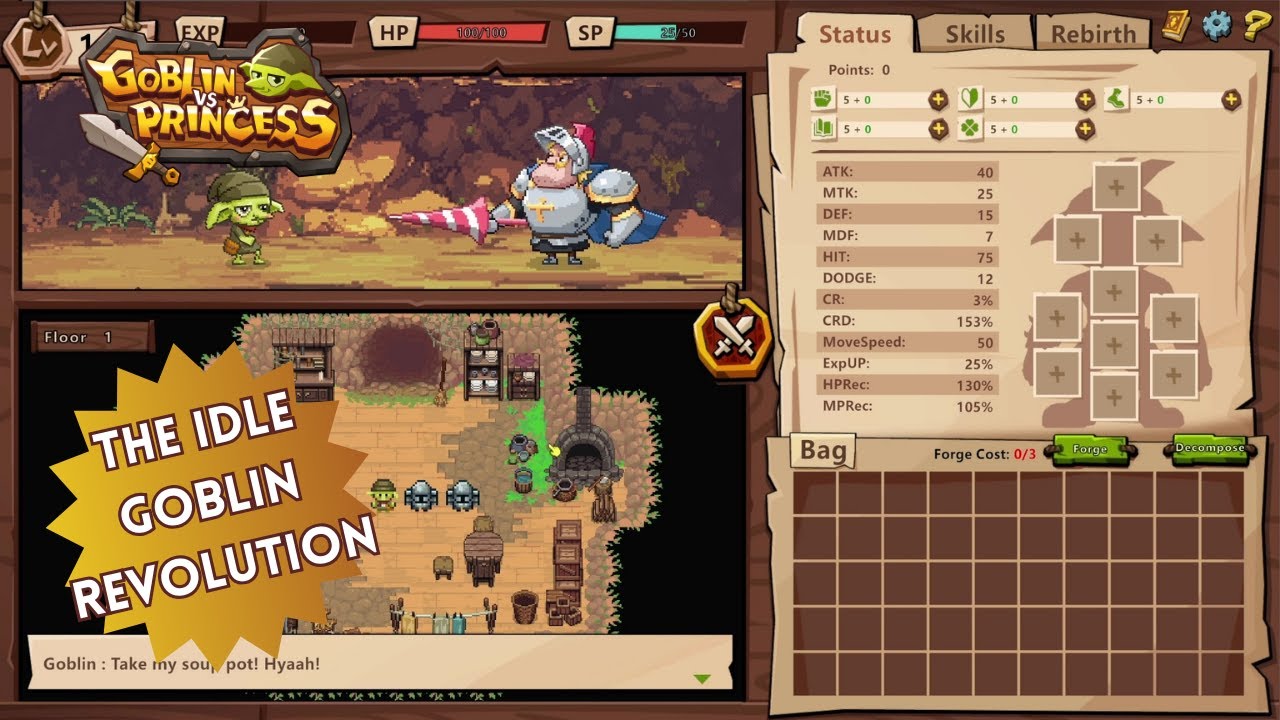 Goblin vs Princess Review - The Idle Goblin Revolution