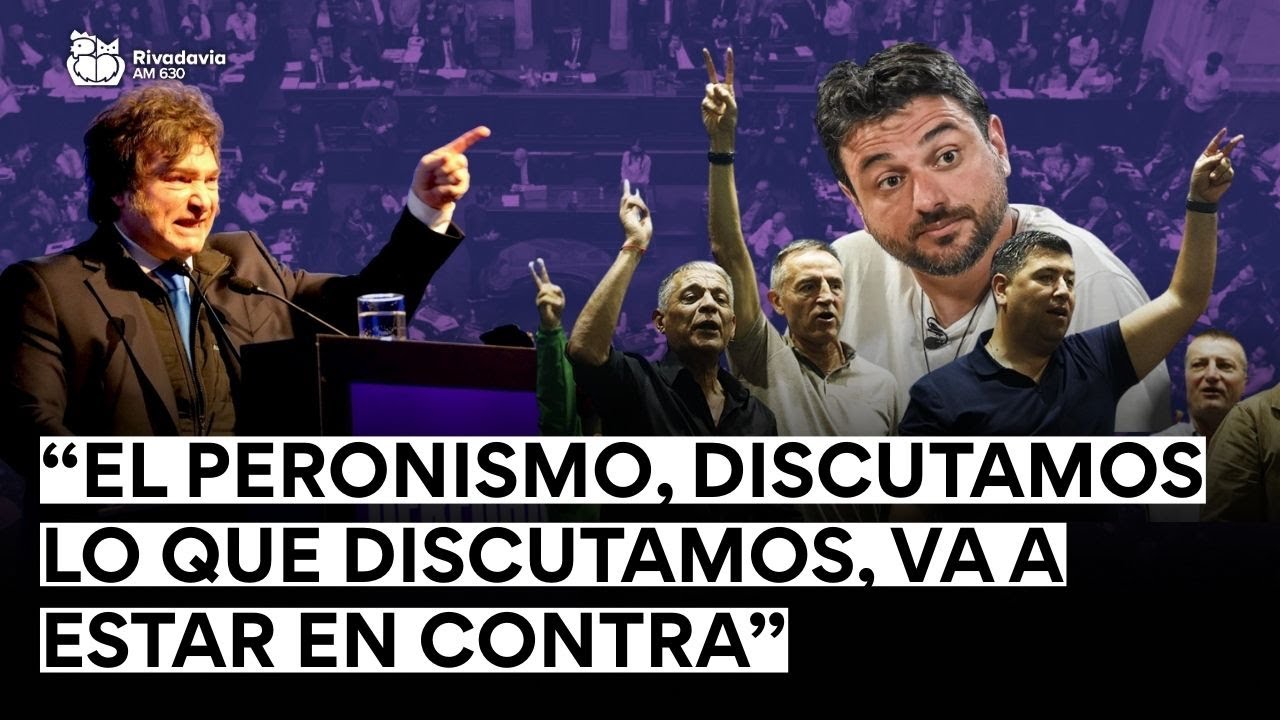 🔴"El PERONISMO, DISCUTAMOS lo que DISCUTAMOS VA a ESTAR en CONTRA"