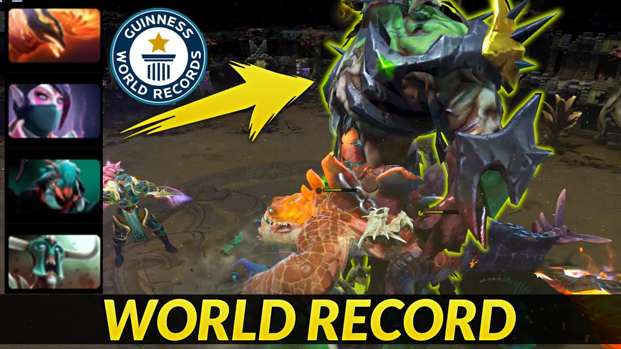 Aghanim's Labyrinth WORLDRECORD lvl 5 Fastest Ever Final Boss with GIGANTIC Hero