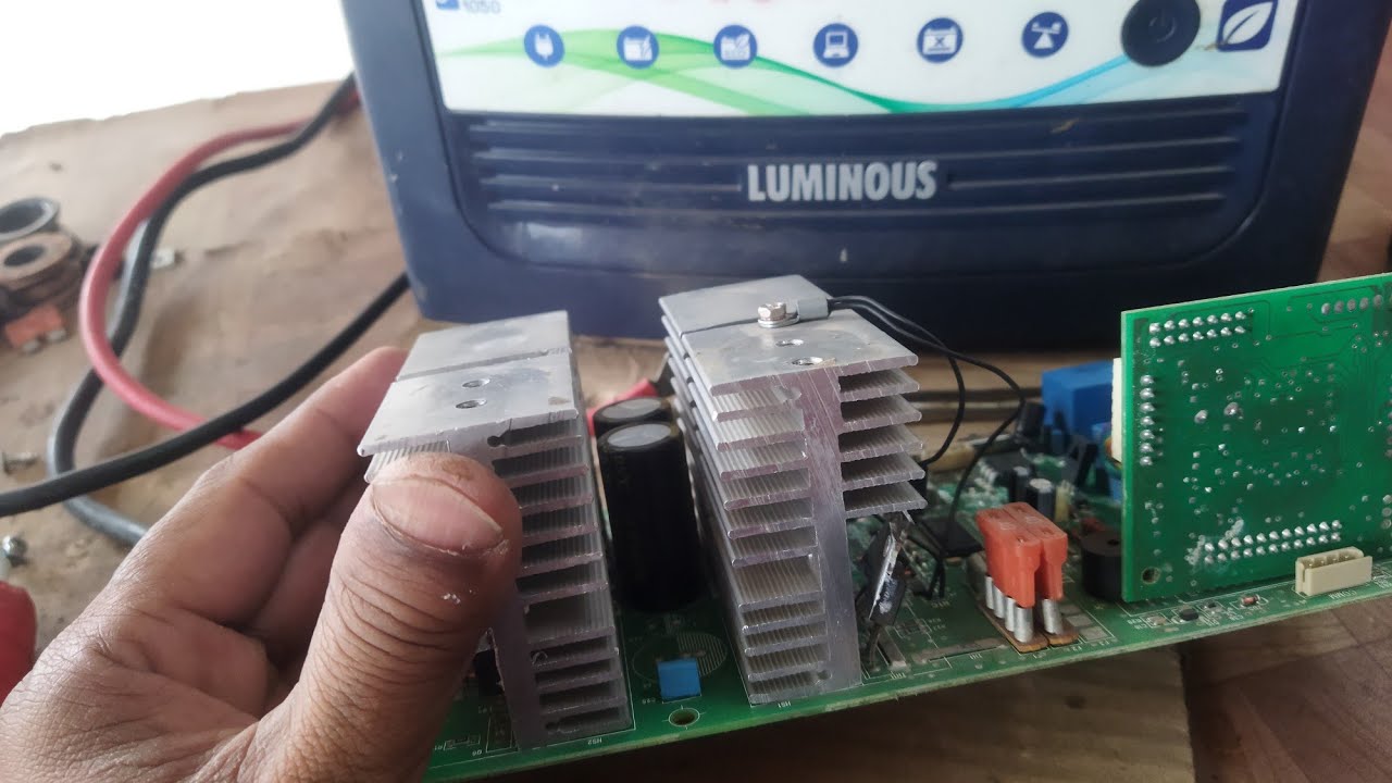 Luminous Eco Volt + Overload Problem Repair || Luminous Inverter Mosfet Kaise Change Kara 