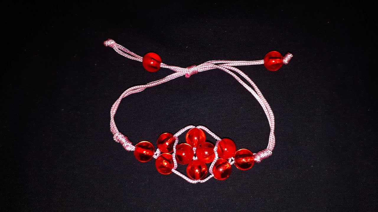 DIY Macrame Beaded Bracelet Tutorial – Easy & Stylish Step-by-Step