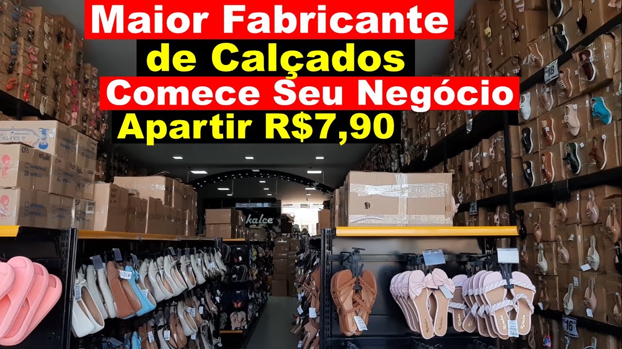 COMPRE COM MAIOR FABRICANTE DE CALÇADOS DE SANTA CRUZ DO CAPIBARIBE PE, APARTIR R$7,90
