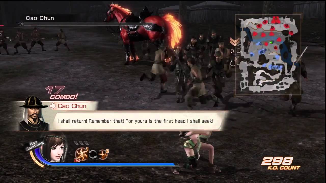 Bao Sanniang Legendary Battle 3 Hard Shu Conquest Gameplay Video Dynasty Warriors 7 PS3