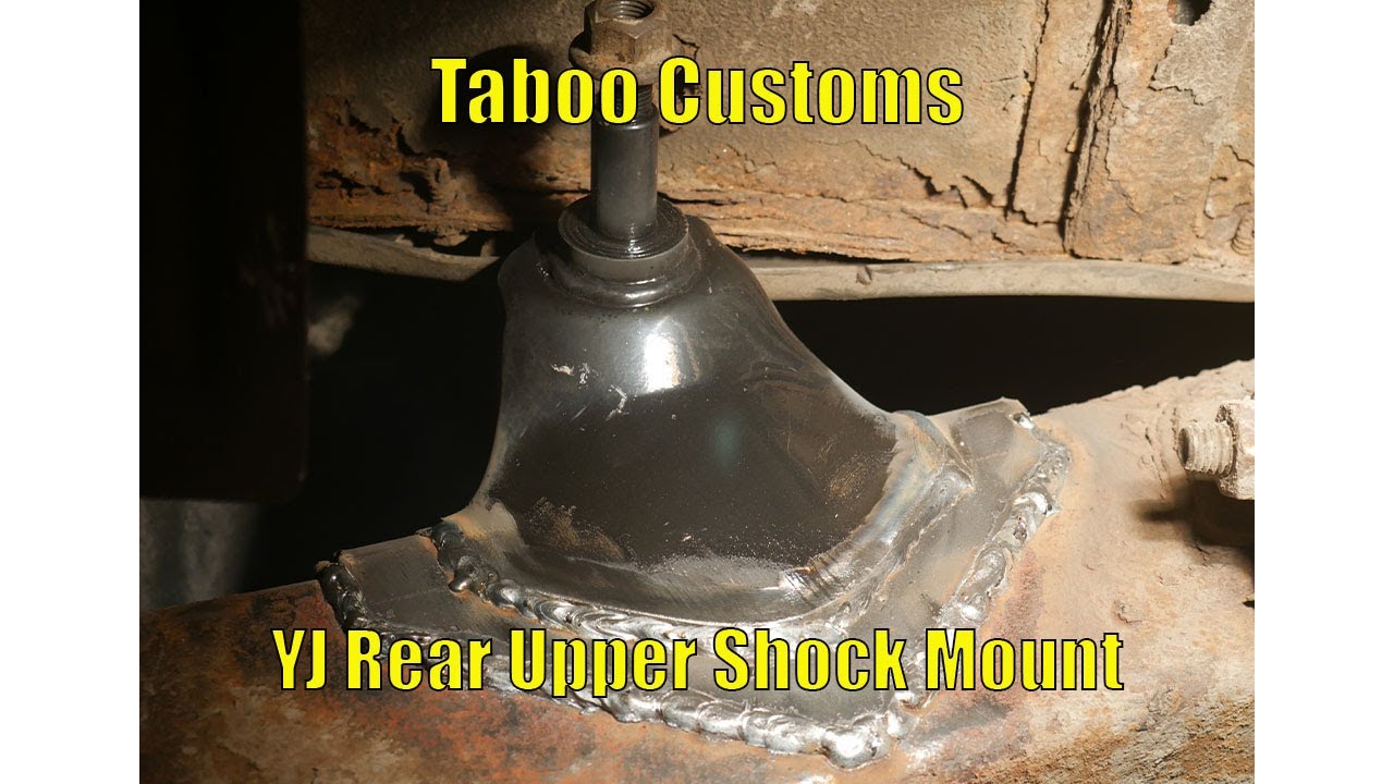 Jeep YJ Upper Shock Mount Repair Kit Installation