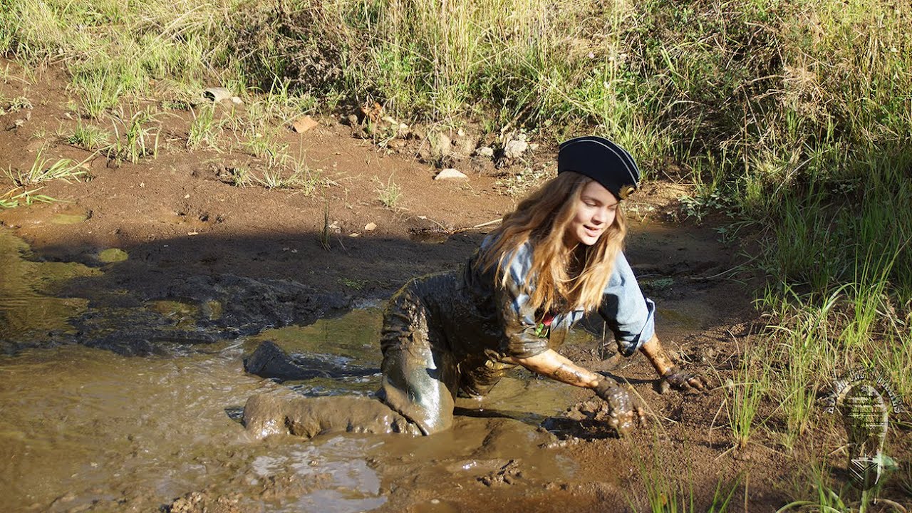 Sunny mudding in green waders (reuploaded)