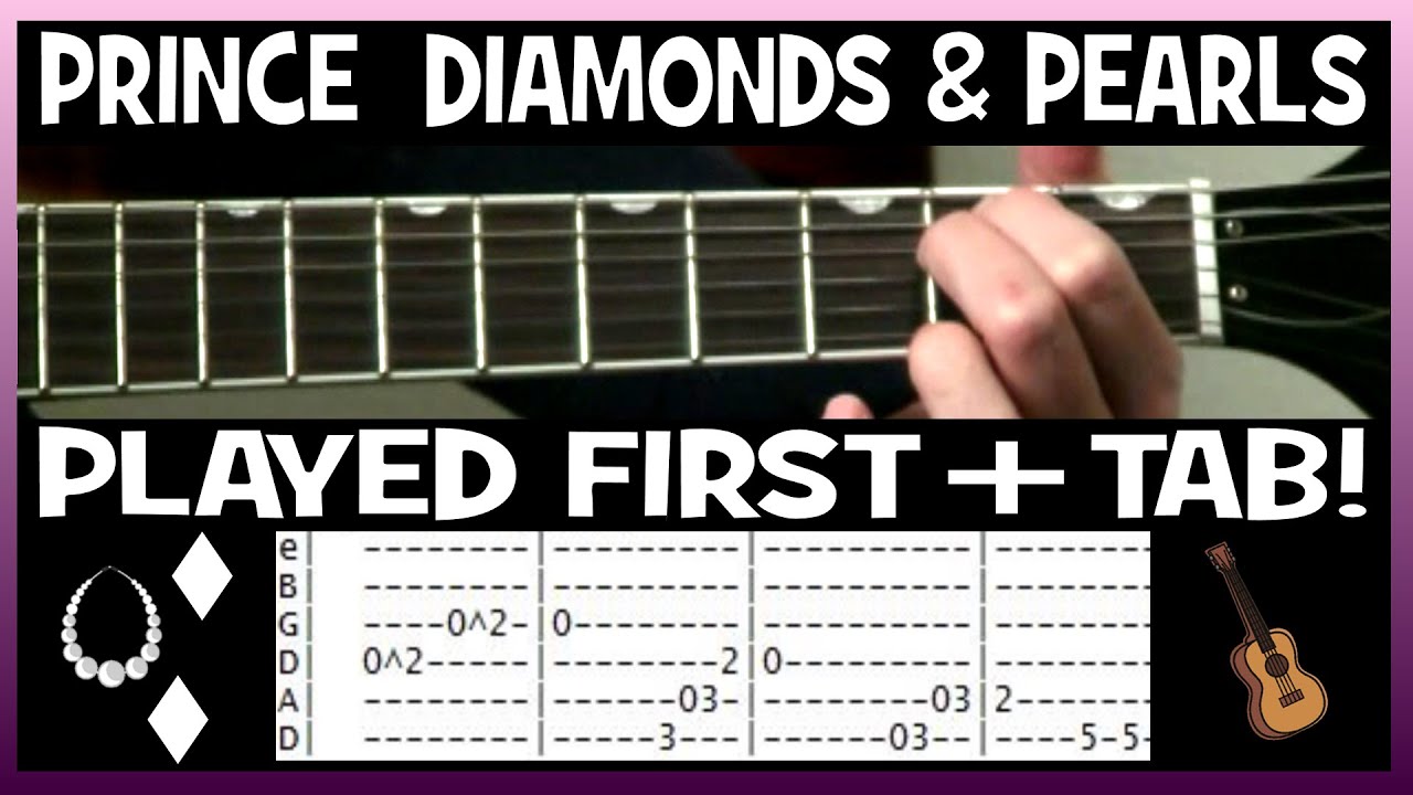 Prince Diamonds and Pearls Guitar Chords Lesson & Tab Tutorial