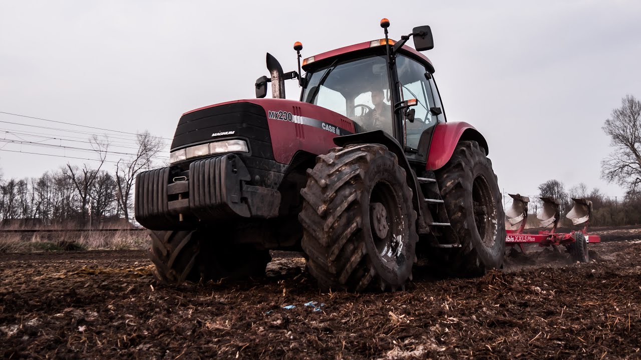 Case IH MAGNUM MX230 Okiem Rolnika - orka 35 hektar&oacute;w pod kukurydzę na ziarno