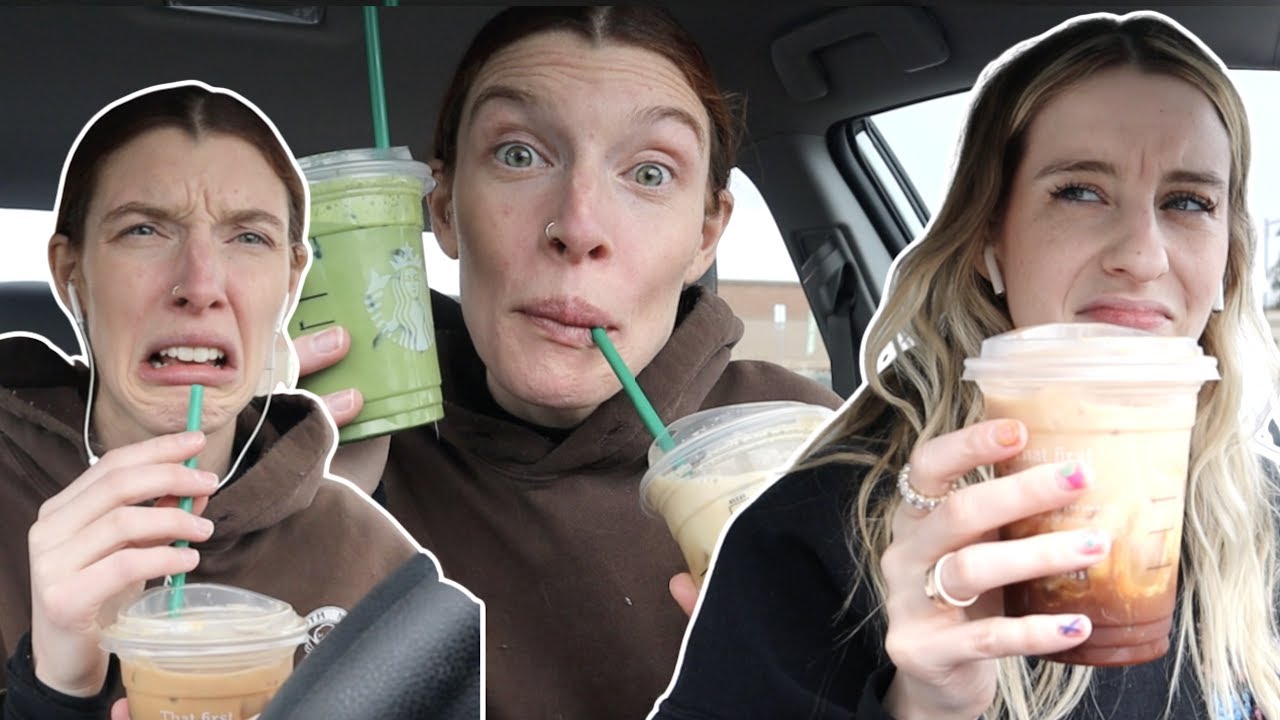 TRYING VIRAL TIKTOK STARBUCKS DRINKS!!