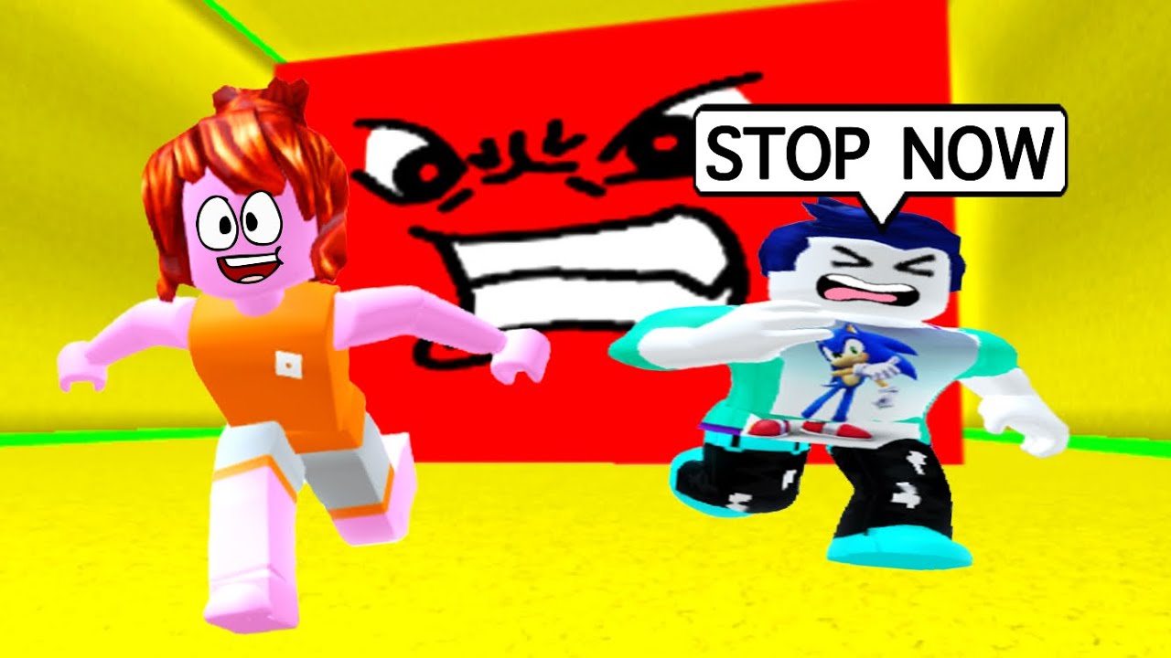 Roblox be crushed by a speeding wall...