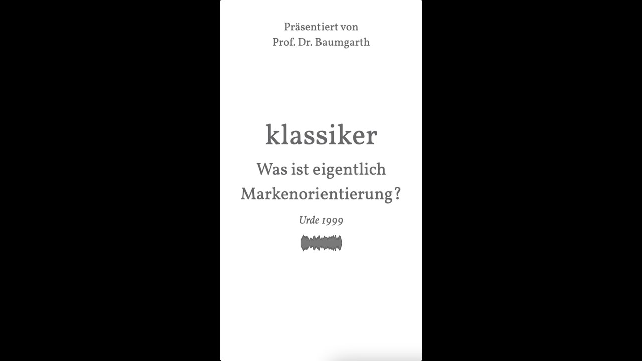 Was ist eigentlich Markenorientierung?
