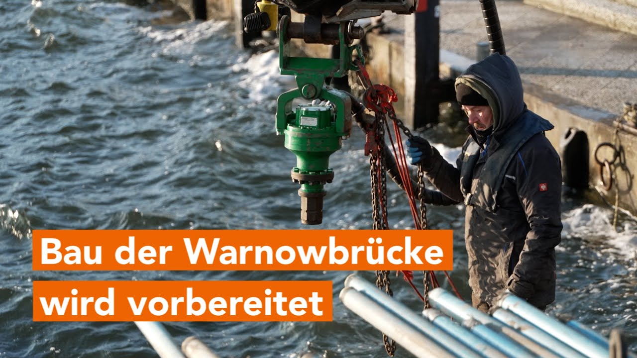 Es geht voran! Kampfmittel-Sondierung für Rostocks neue Warnowbrücke