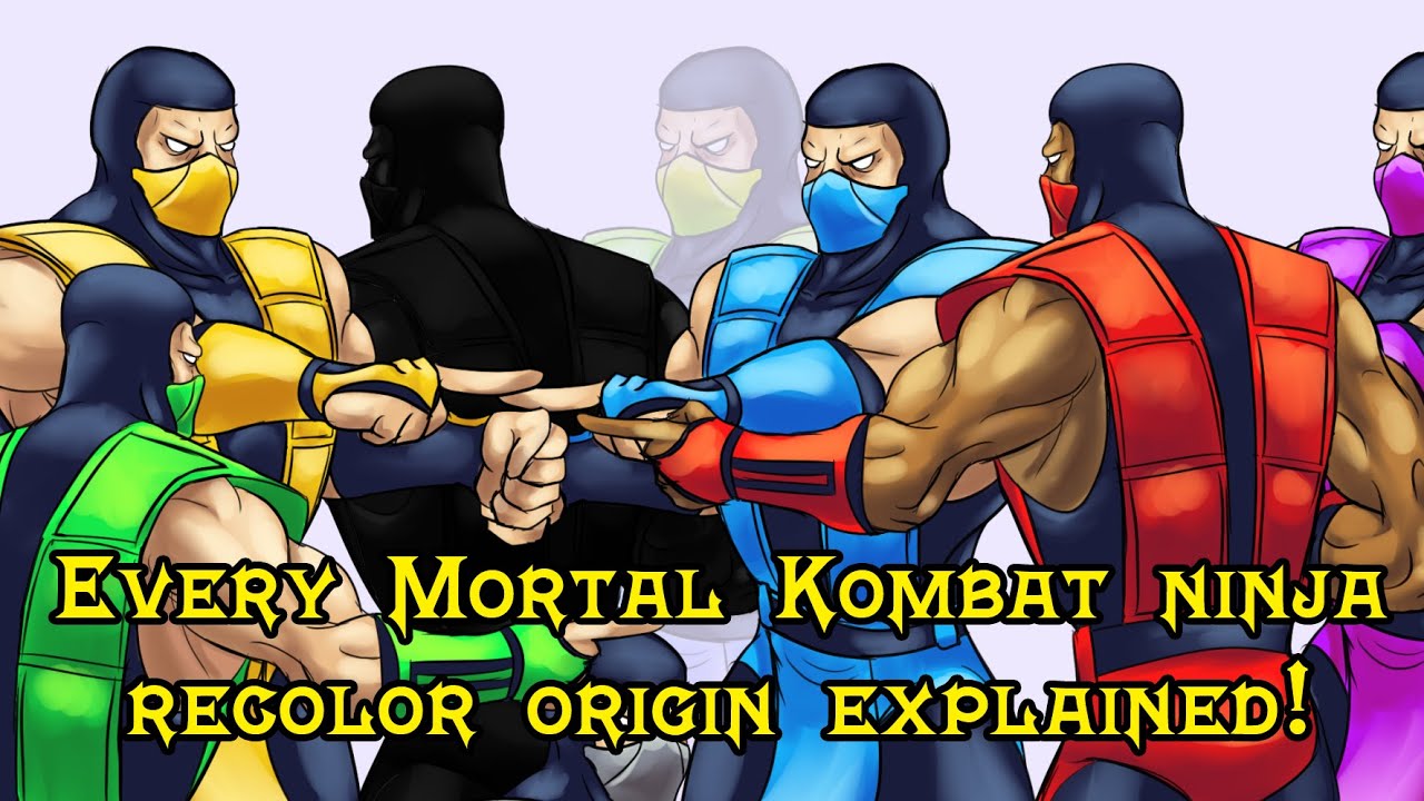 Every Mortal Kombat ninja recolor origin explained!
