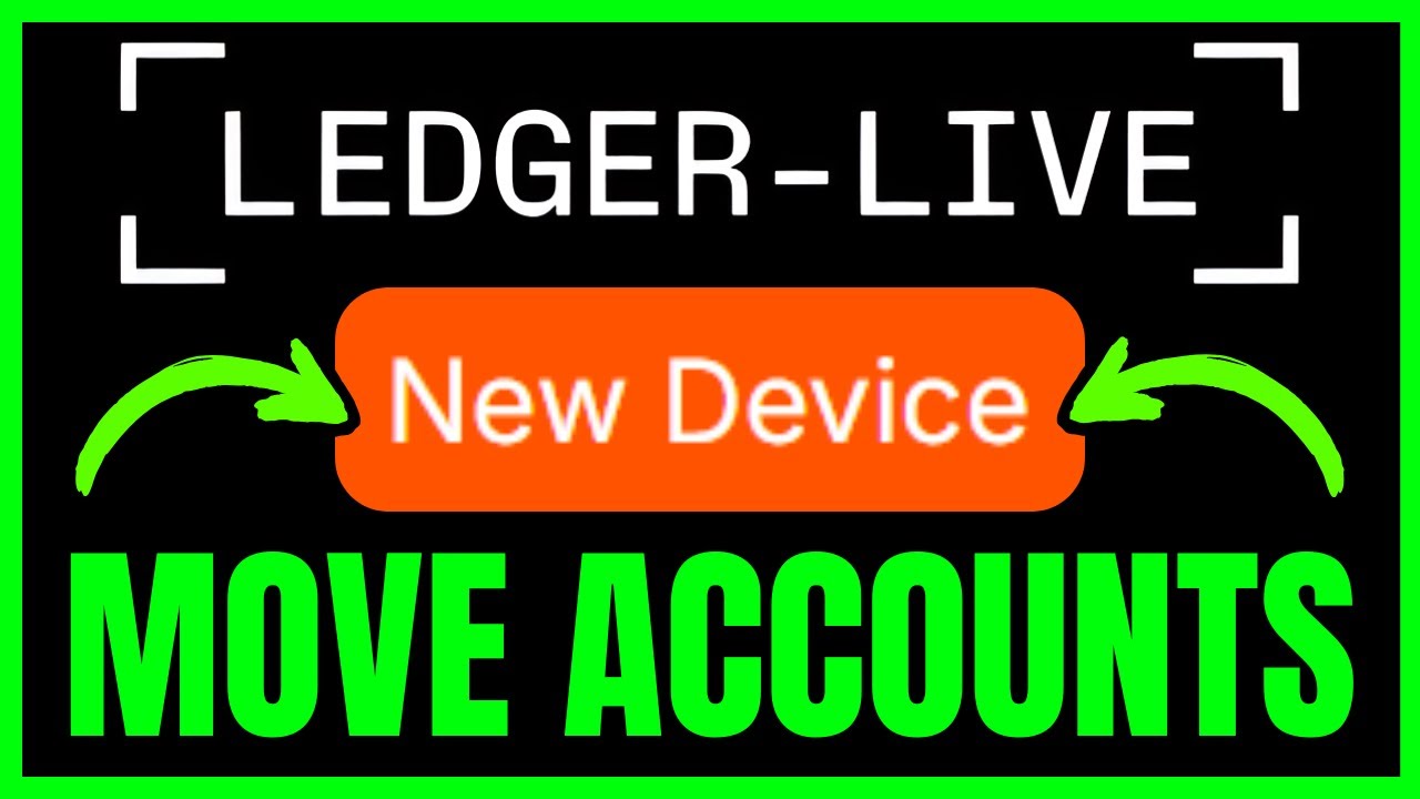 How To MOVE Ledger Live Accounts To A New Device (QUICK & EASY) 2026
