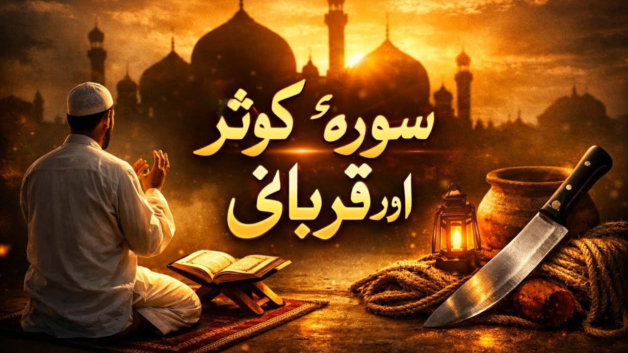 سورۂ کوثر اور قربانی | اللہ کی عظیم نعمت اور شکر کا پیغام
