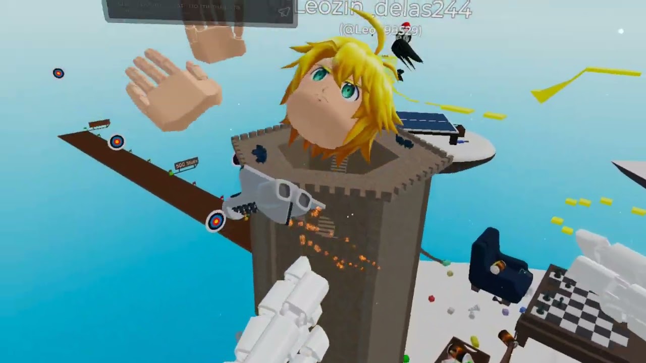 Jogando Roblox  no vr em realidade virtual [ meta quest 3s ]