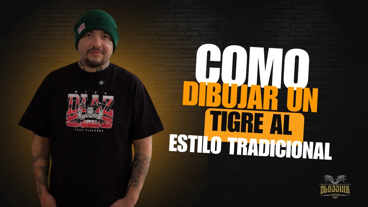 ¿Cómo dibujar un tigre al estilo tradicional? Jueves de Pintura Ep2: invitado Oveja Tattoo 🎨/ .