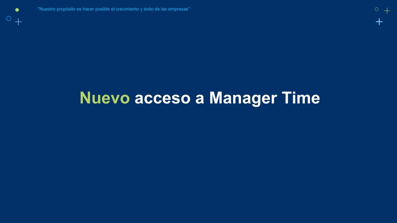 Nuevo acceso a Manager Time desde Ramaflex