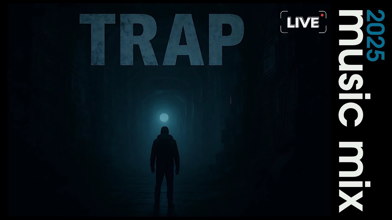 🌑 1 HOUR STUDIO-QUALITY TRAP 2025 💀 Dark Futuristic Cinematic (Eerie Synths & Aggressive Bass)