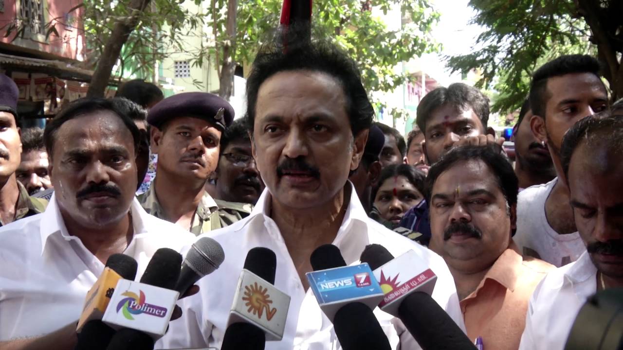 Thalapathy MK Stalin starts DMK's campaign in RK Nagar