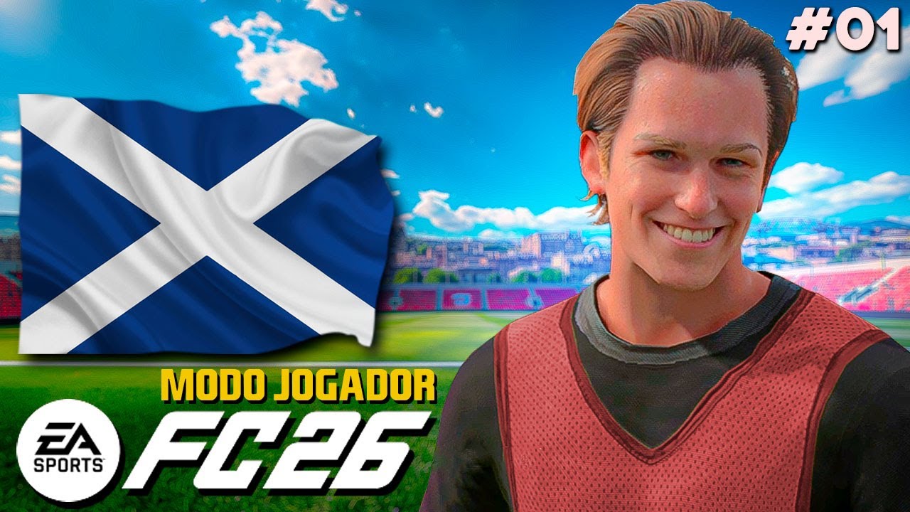INÍCIO DE UMA NOVA LENDA ESCOCESA! 🏴󠁧󠁢󠁳󠁣󠁴󠁿 | EA FC 26 Modo Carreira Jogador | EP 01