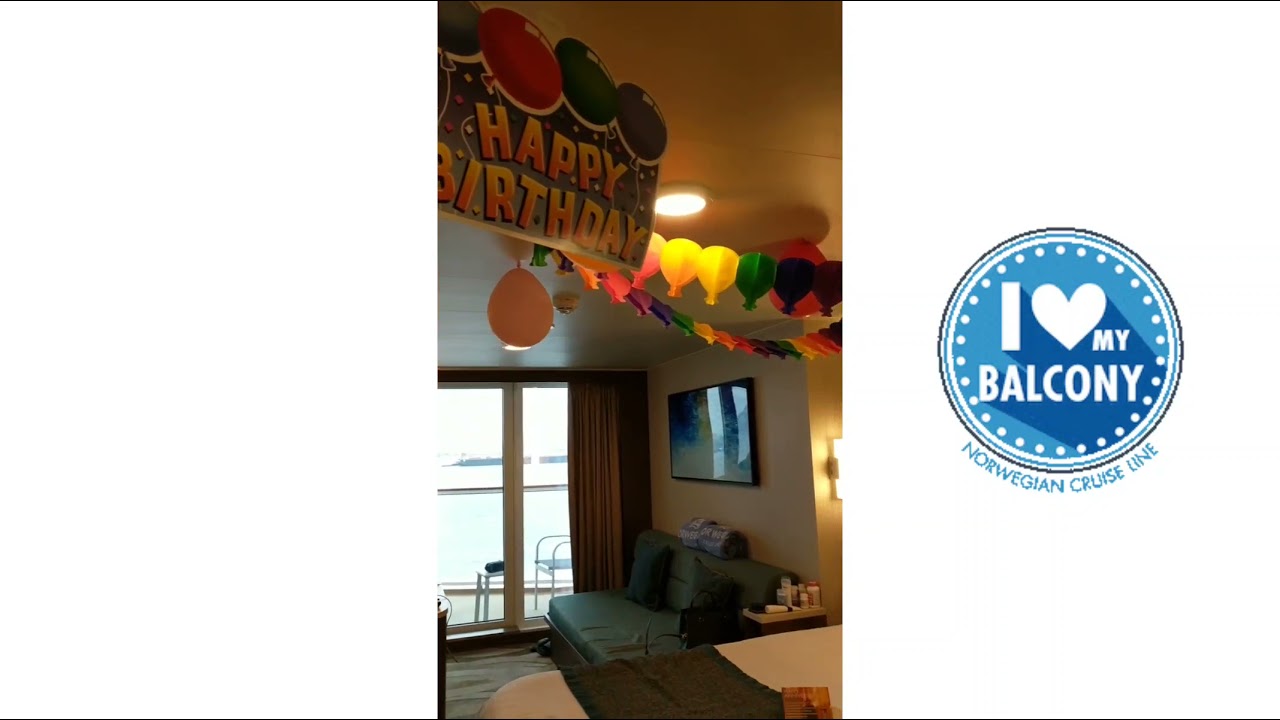 NCL Escape Balcony Cabin (Angled Balcony)