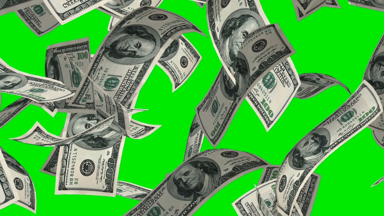 green screen us dollar falling,Flying Dollar green screen 4k video,green screen ultra 4k video