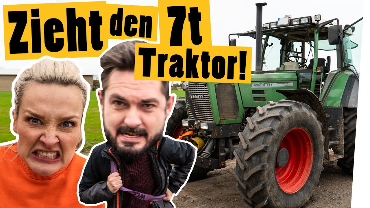 Zieht 7 Tonnen! Traktor-Pulling mit 