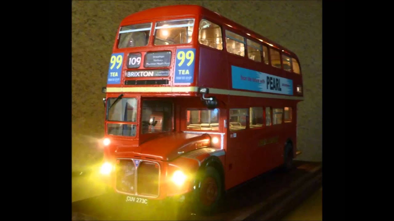 Revell 1:24 scale Routemaster Bus kit with lighting