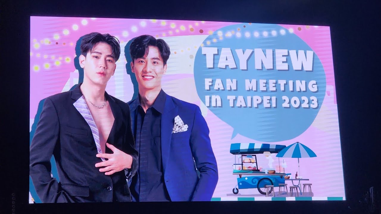 TAYNEW fan meeting in taipei #TNFMTP2023 #taynew #Tawan_V #newwiee #polca