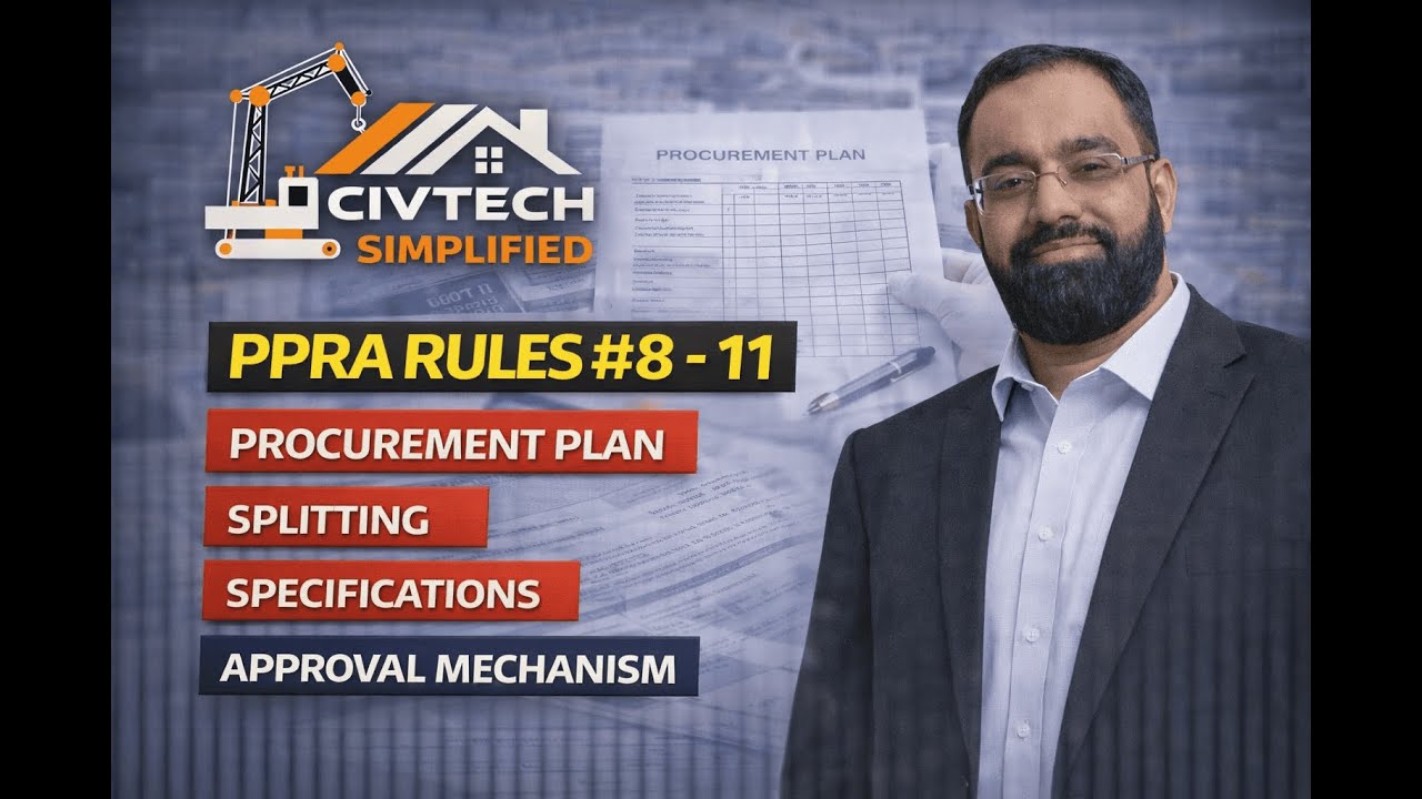 EPADS & PPRA Rules 8&ndash;11 | Procurement Planning, Splitting, Specifications & Approval Mechanism