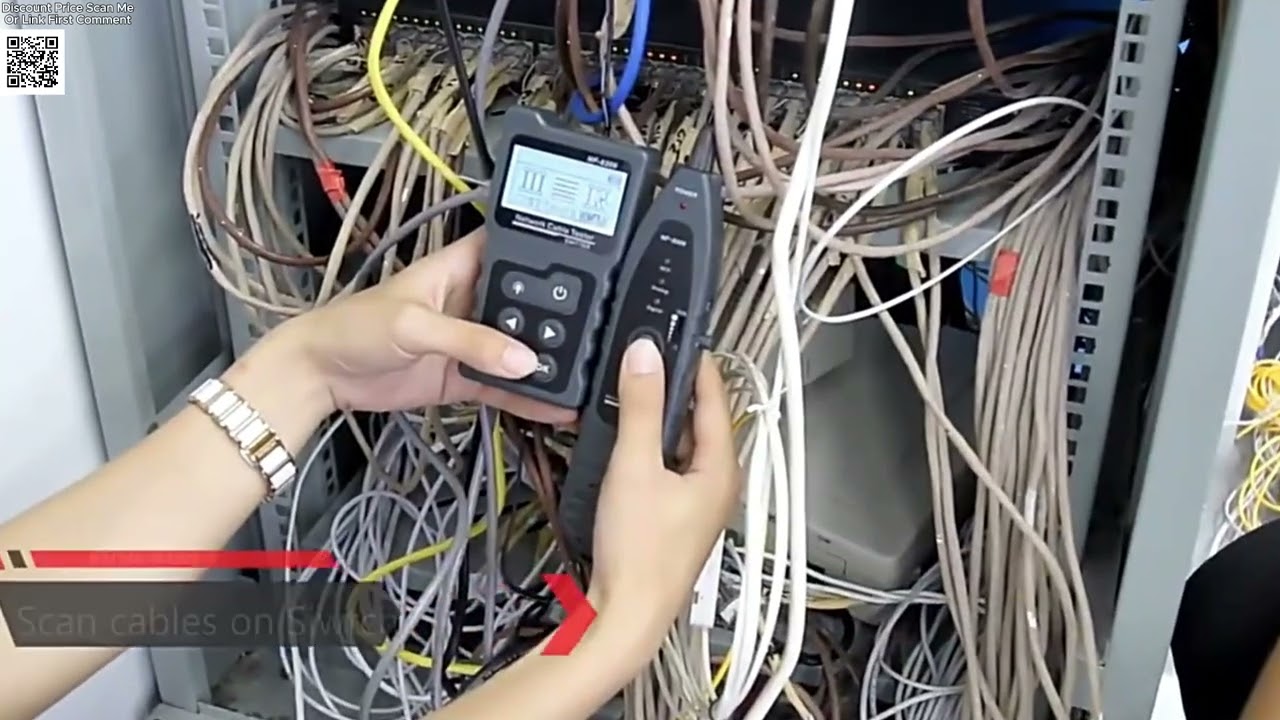 Review NOYAFA NF-8209 RJ45 Cable Tracker POE network cable tester Unboxing Aliexpress
