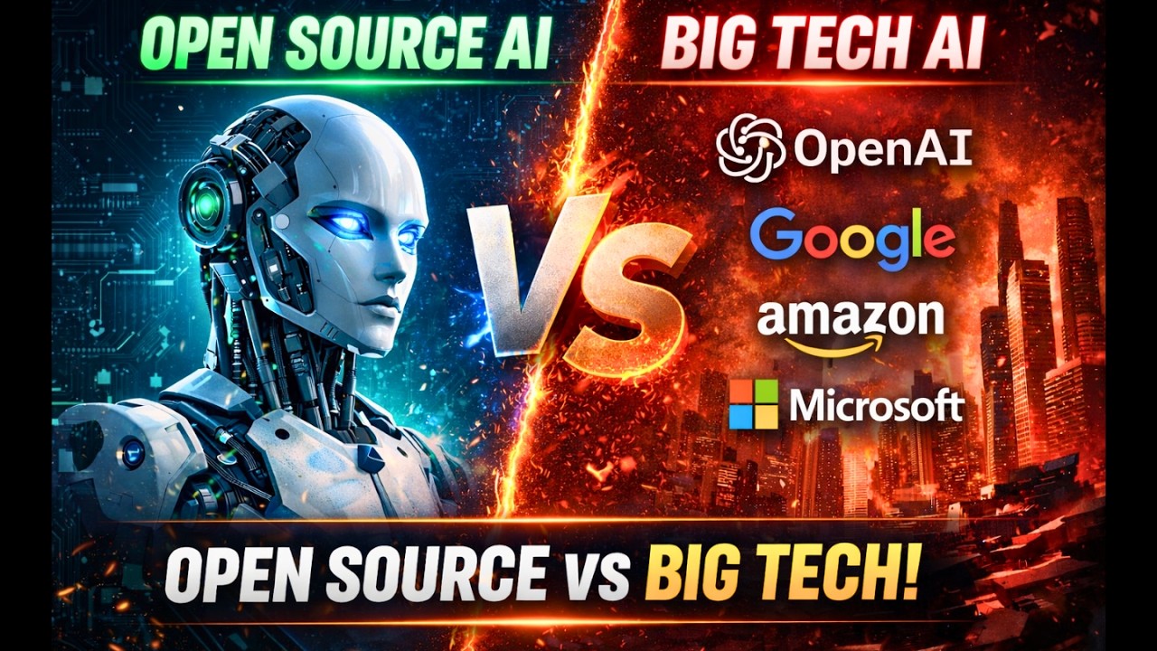 Open Source AI vs Big Tech AI: Who Actually Wins the AI War? 🚀