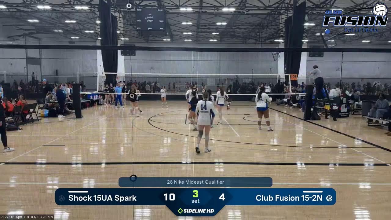 Club Fusion 15-2N vs. Shock 15UA Spark (2026.03.13)